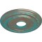 Ekena Millwork Dublin Ceiling Medallion (Canopies up to 8 1/4"), 15 3/8"OD x 3 5/8"ID x 1"P, Copper Green Patina CM15DUCGS - alternate 2
